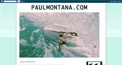 Desktop Screenshot of paulmontana.com